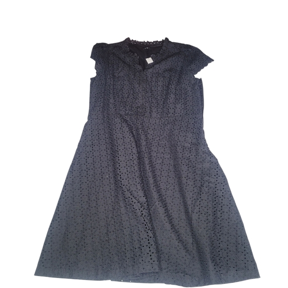 Talbots Eyelet Fit & Flare Dress NWT Size 16 - Picture 7 of 8
